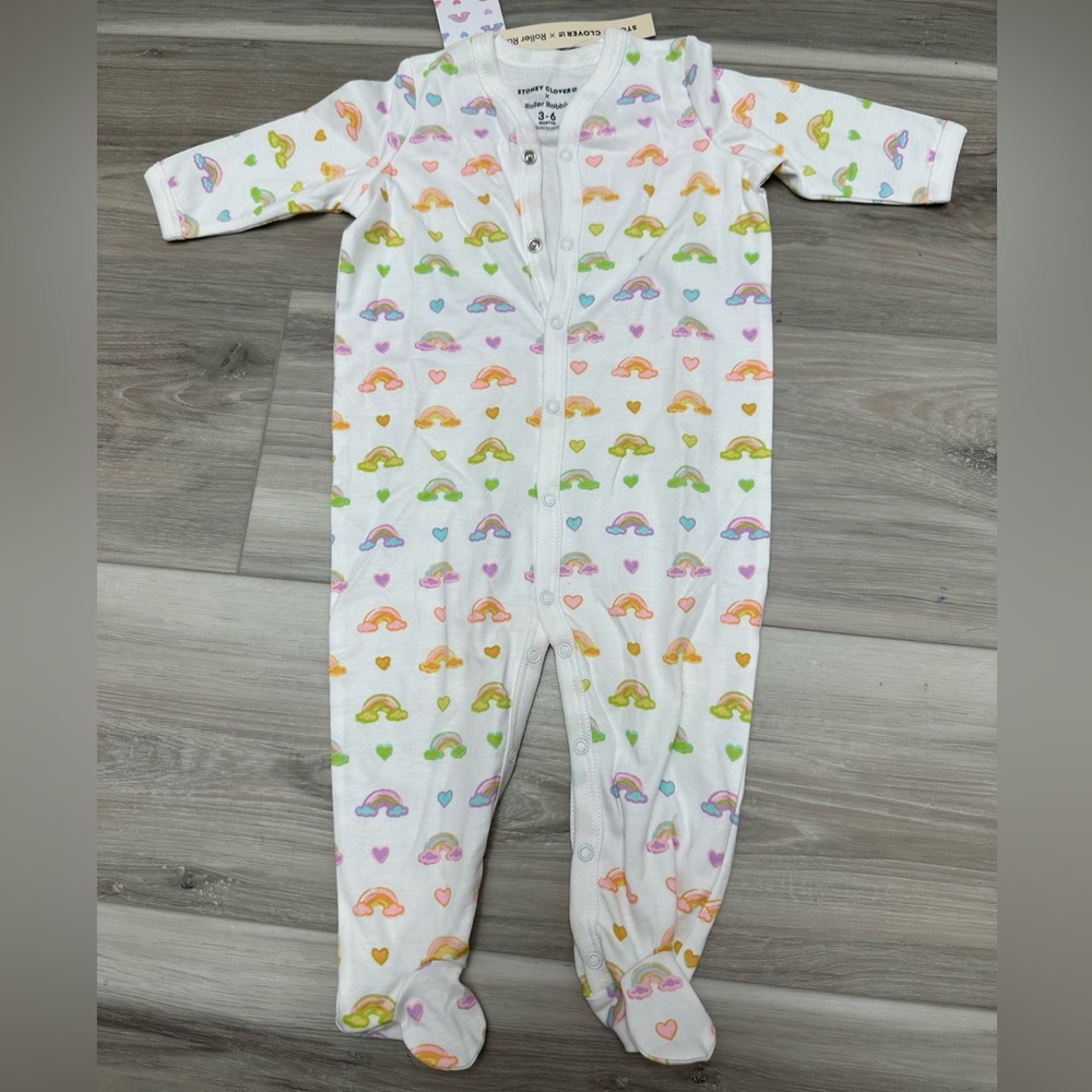Stoney Clover Lane X Roller Rabbit Rainbow Pajamas